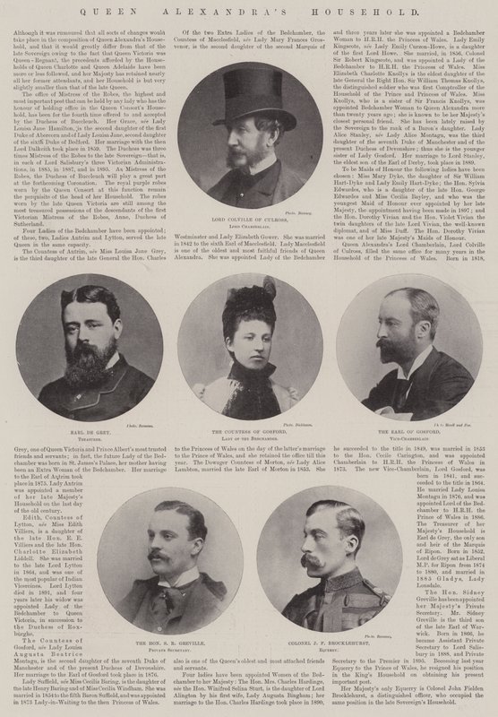 Domácnost královny Alexandry od English Photographer