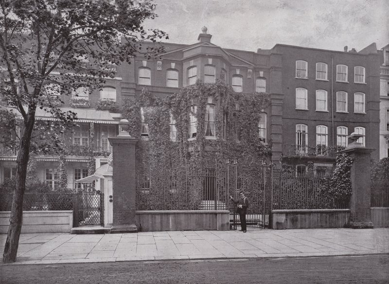 Rossettis House v Cheyne Walk, Chelsea od English Photographer