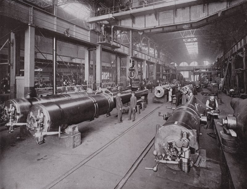 Royal Gun Factory, Woolwich Arsenal od English Photographer
