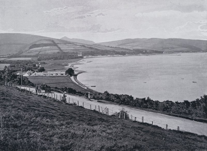 Skotsko: Lamlash Bay, Arran (černobílá fotografie) od English Photographer