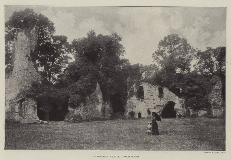 Hrad Sherborne, Dorsetshire od English Photographer