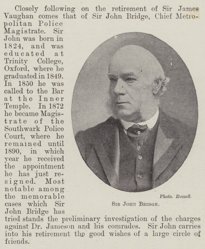 Sir John Bridge od English Photographer