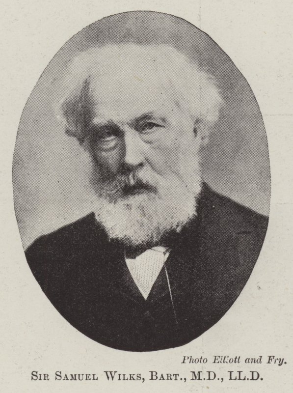 Sir Samuel Wilks, Baronet, MD, LLD od English Photographer