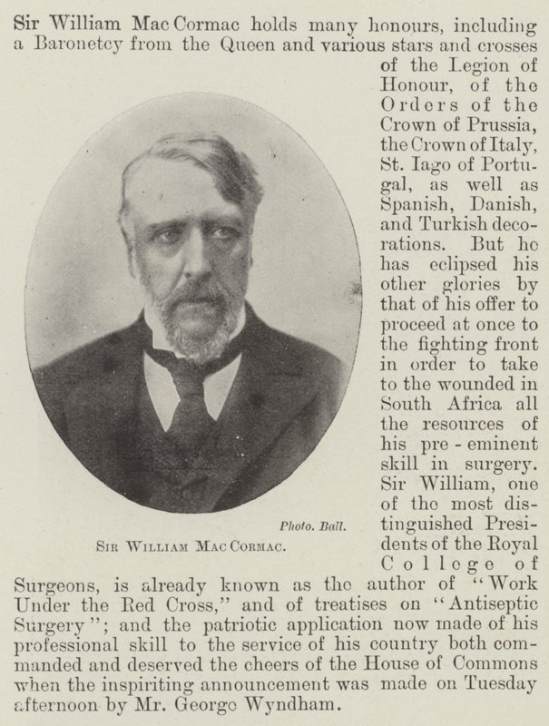 Sir William MacCormac od English Photographer