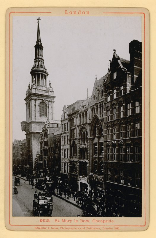 St Mary le Bow, Cheapside, Londýn od English Photographer