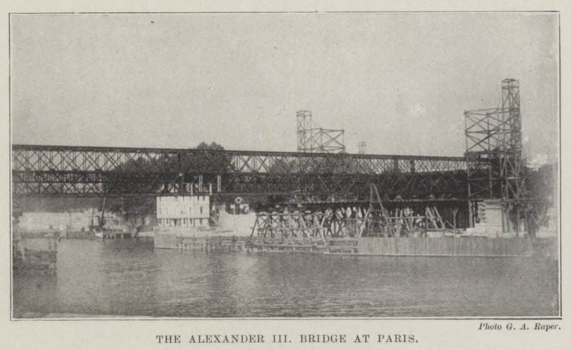 Most Alexandra III v Paříži od English Photographer