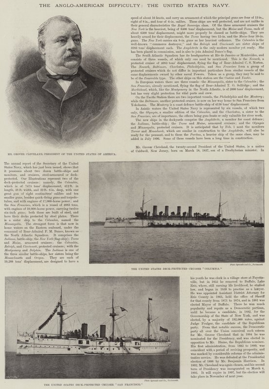 Anglo-americká obtížnost, námořnictvo Spojených států od English Photographer