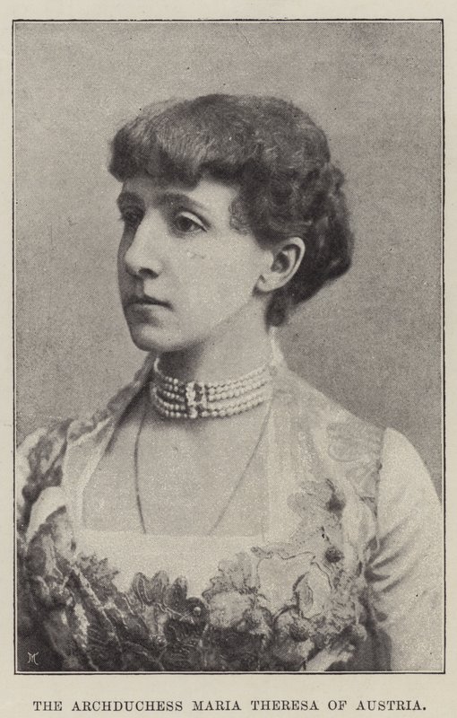 Rakouská arcivévodkyně Marie Terezie od English Photographer