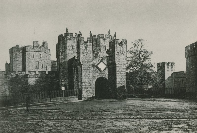 Barbakan, hrad Alnwick od English Photographer