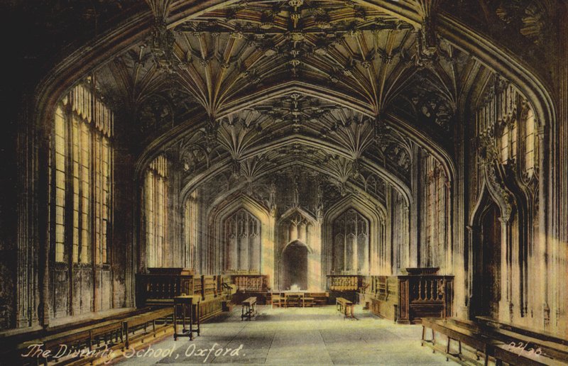 The Divinity School, Oxford (barevné foto) od English Photographer
