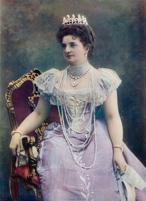 Italská vdova královna Margherita od English Photographer