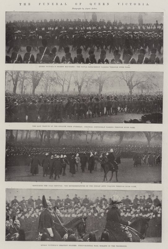 Pohřeb královny Viktorie od English Photographer