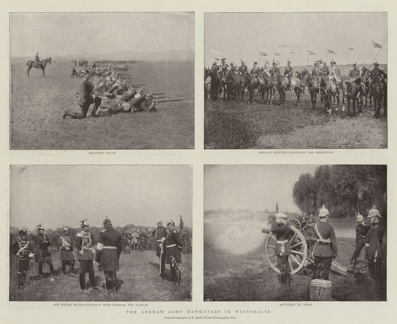 Manévry německé armády ve Vestfálsku od English Photographer