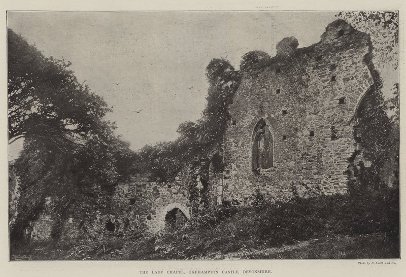 Lady Chapel, hrad Okehampton, Devonshire od English Photographer
