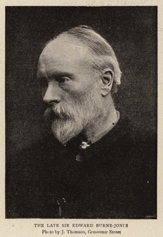 Zesnulý sir Edward Burne-Jonts od English Photographer