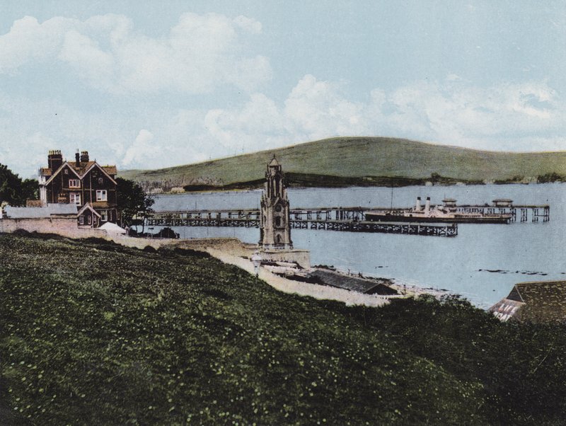 Molo a hodinová věž, Swanage od English Photographer