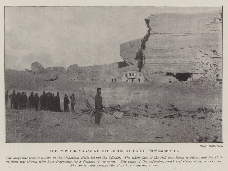 The Powder-Magazine Explosion v Káhiře, 19. listopadu od English Photographer