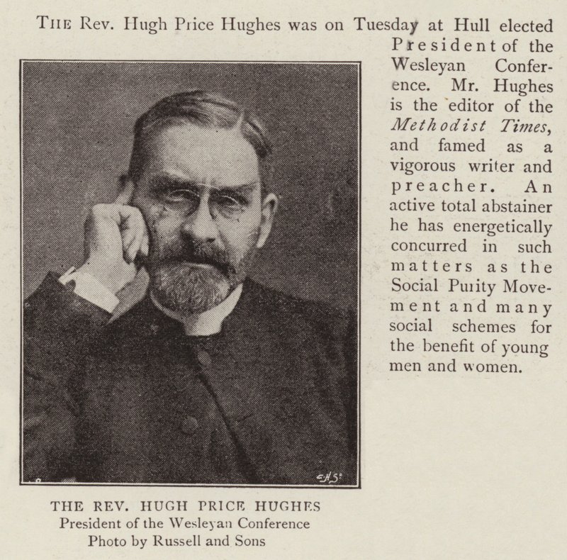 Reverend Hugh Price Hughes od English Photographer