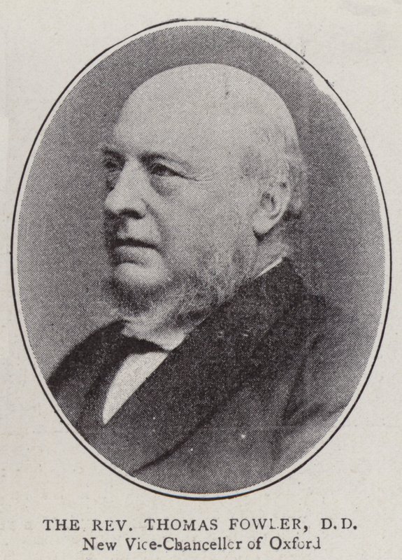 Reverend Thomas Fowler, DD od English Photographer