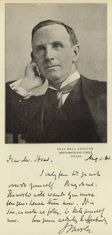 Správný čest John Morley, poslanec od English Photographer