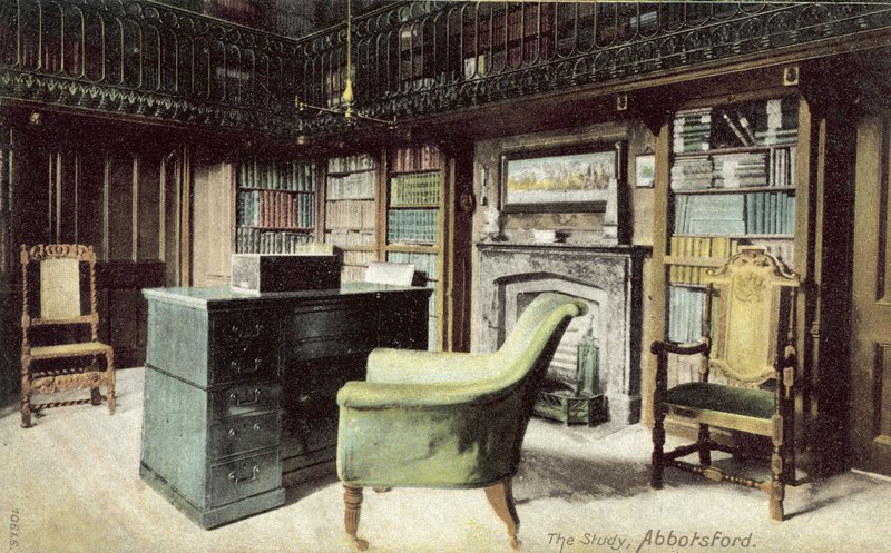 The Study, Abbotsford (barevná fotografie) od English Photographer