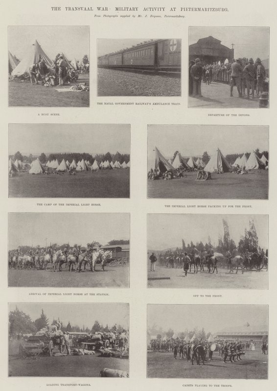 Transvaalská válka, vojenská činnost v Pietermaritzburgu od English Photographer