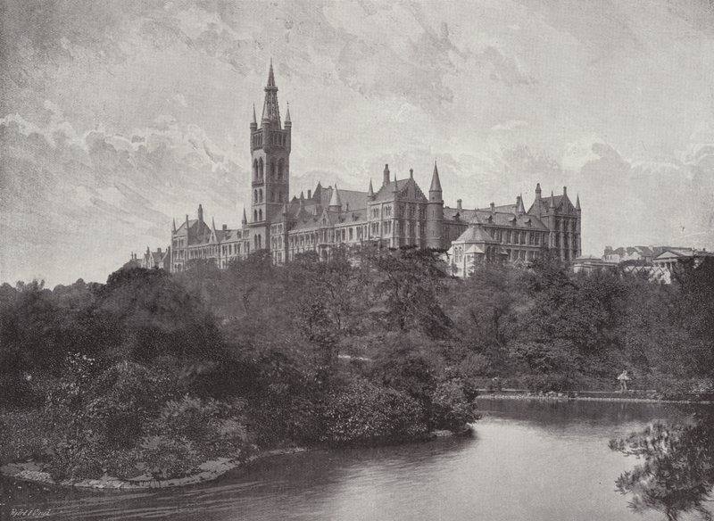 Univerzita, Glasgow od English Photographer