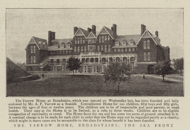 The Yarrow Home, Broadstairs, Sea Front od English Photographer