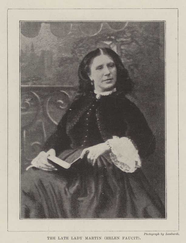 Zesnulá Lady Martin (Helen Faucet) od English Photographer