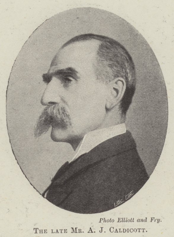 Zesnulý pan A J Caldicott od English Photographer