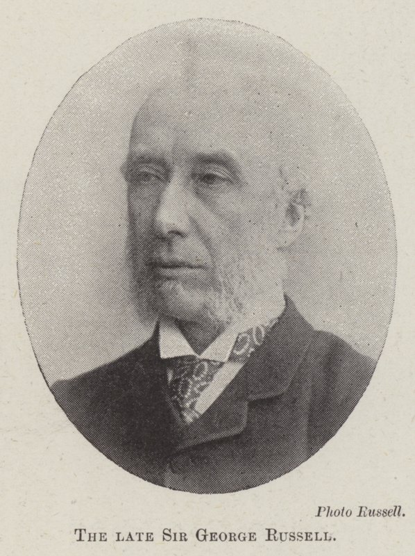 Zesnulý sir George Russell od English Photographer