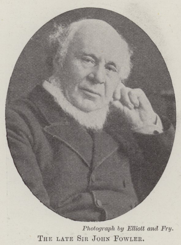 Zesnulý sir John Fowler od English Photographer