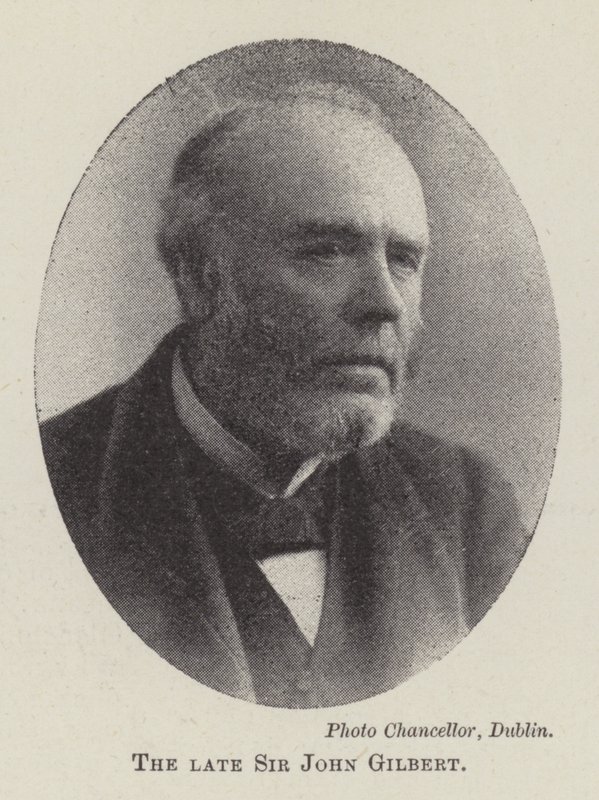 Zesnulý sir John Gilbert od English Photographer
