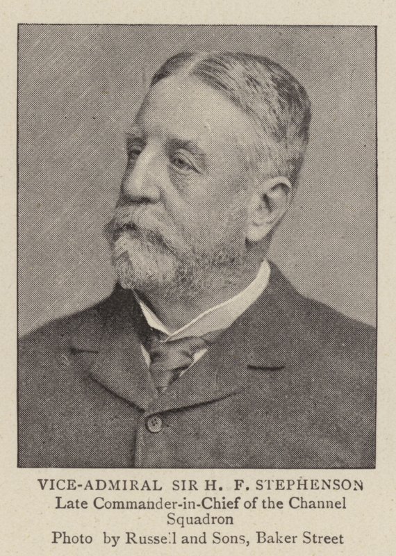 Vice-admirál Sir H F Stephenson od English Photographer