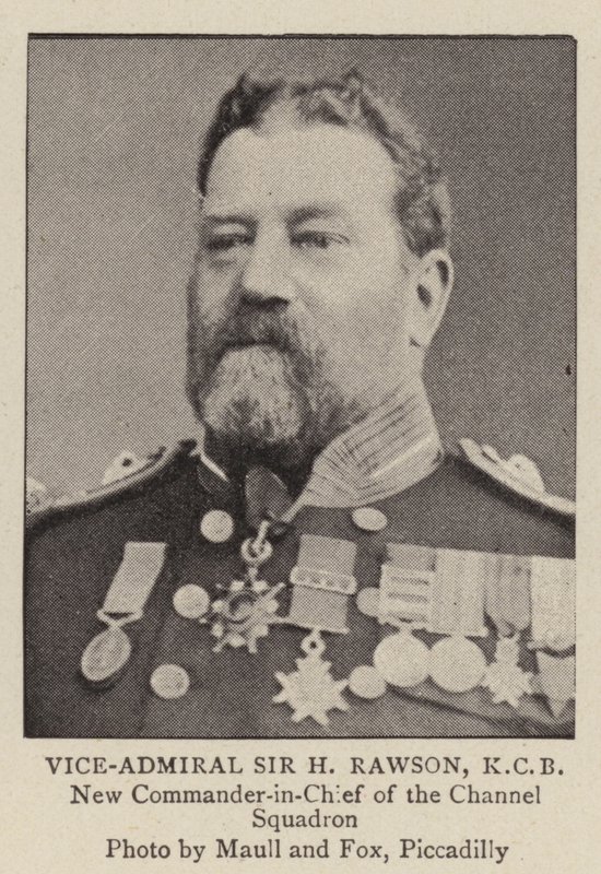 Viceadmirál Sir H Rawson, KCB od English Photographer