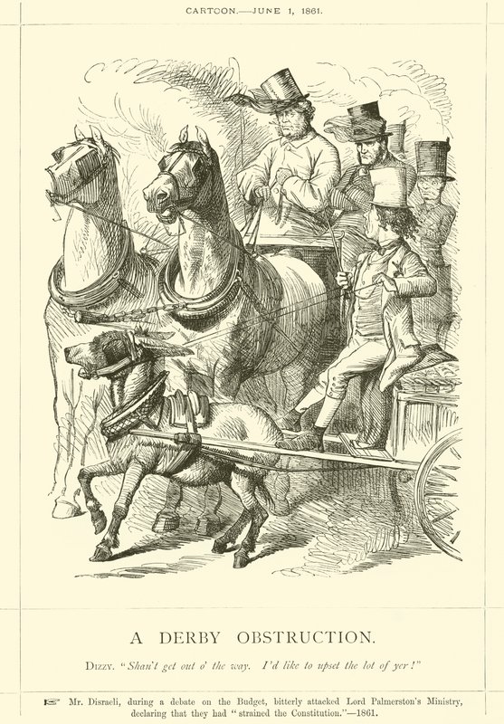 A Derby Obstruction (rytina) od English School