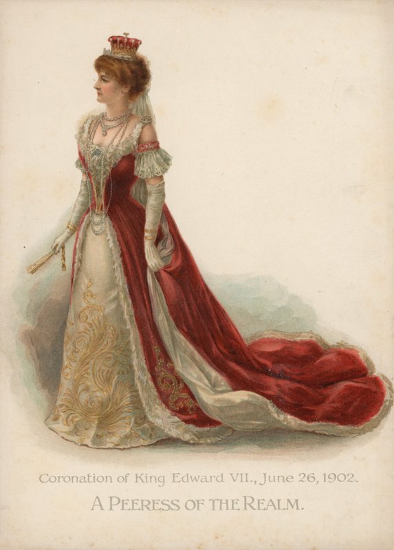 Peeress of the Realm (chromolitho) od English School