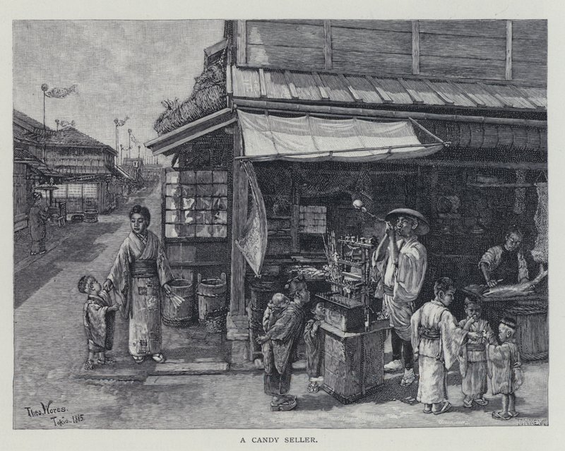 prodavač bonbónů (litho) od English School