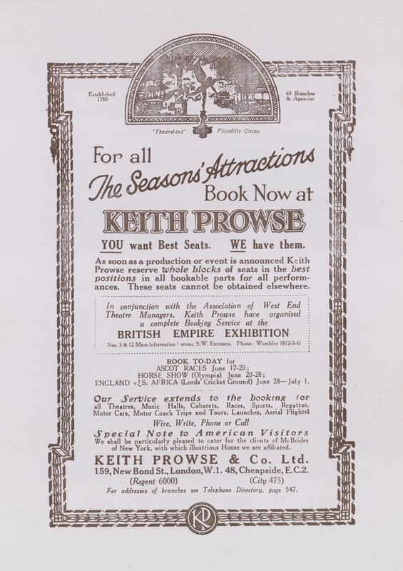 Reklama pro Keitha Prowse od English School
