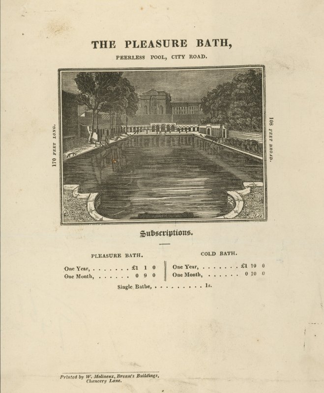 Reklama na Pleasure Baths od English School