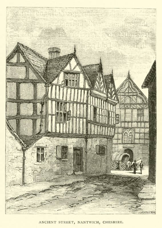 Ancient Street, Nantwich, Cheshire od English School