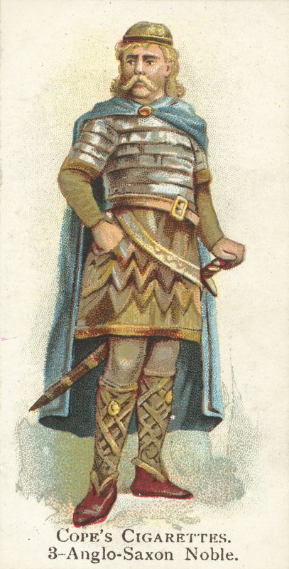 anglosaský šlechtic (chromolitho) od English School