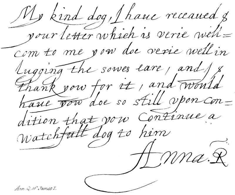Ann, Q z Jamese I od English School