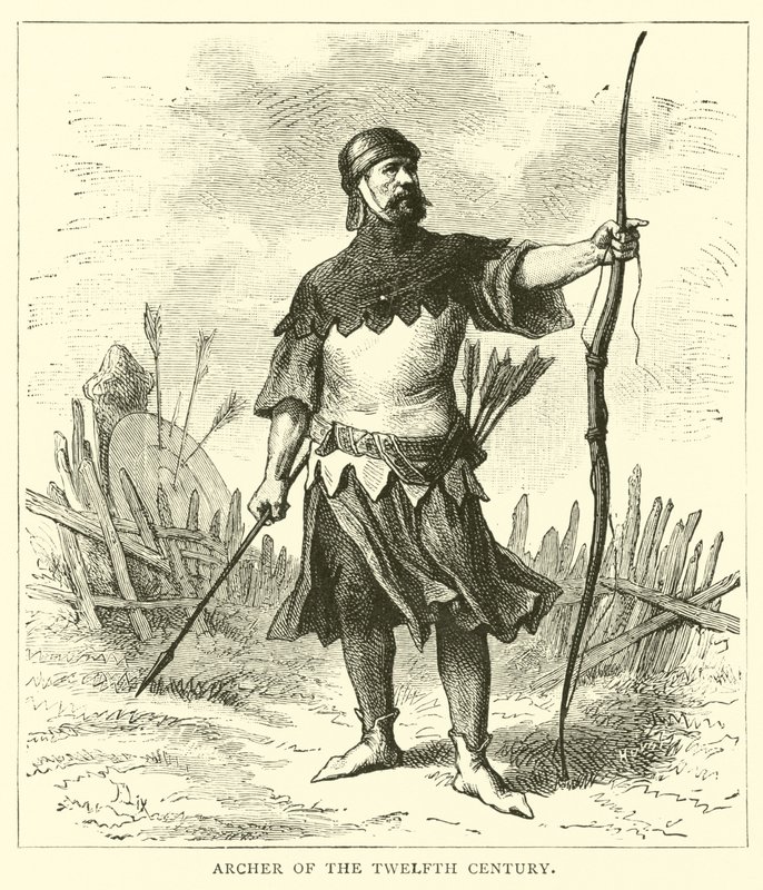 Lukostřelec z dvanáctého století od English School