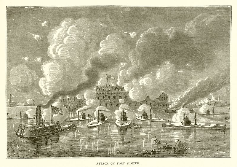 Útok na Fort Sumter od English School
