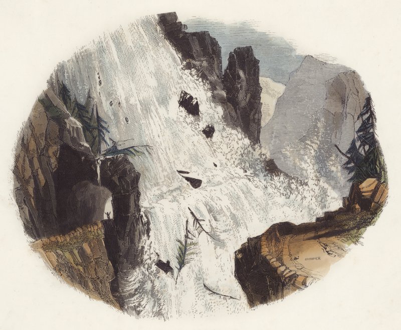 Avalanches (barevné rytí) od English School