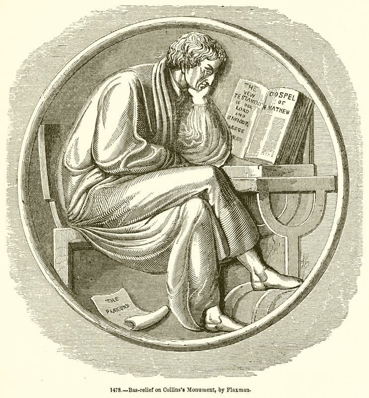 Basreliéf na Collinss Monument, Flaxman od English School
