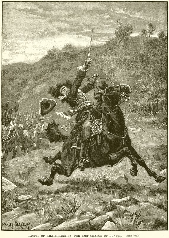 Bitva o Killiecrankie: The Charge of Dundee od English School