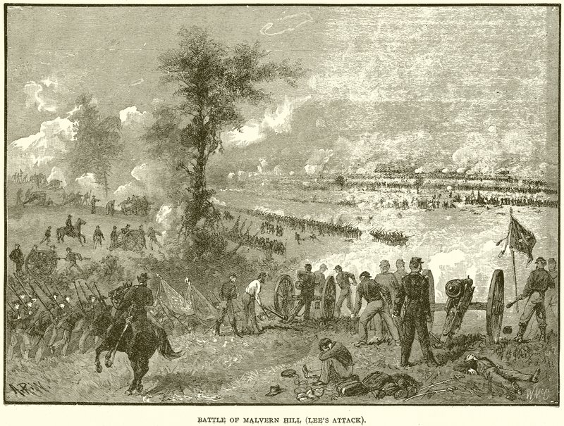 Bitva o Malvern Hill (Lees Attack) od English School