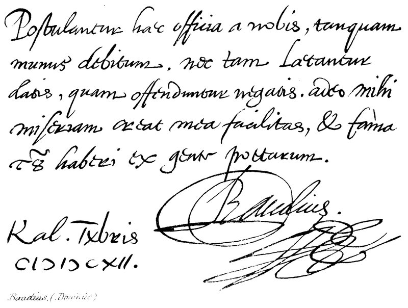 Baudius (Dominik) od English School